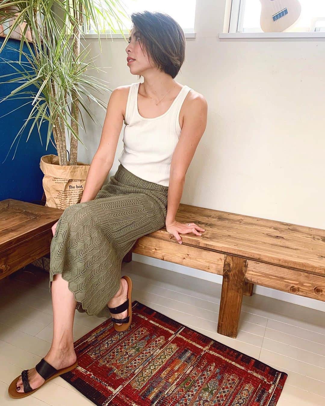 齋藤美波のインスタグラム：「🌿🌿🌿 Natural Helthy... ・ そんな女性になりたい。 着てる洋服は全部 @lunetta_babe さんの🌿🌻 ・ 色合いやら素材やらどストライク💙 子供服もたくさん販売してるよ！ あたしもルネッタ愛用者でし🌞 ・ @lunetta_babe  @lunetta_babe  @lunetta_babe ・ ・ #ファッション#ナチュラル#子供服#大人カジュアル#大人コーデ#ナチュラルビューティー#湘南#海沿いの暮らし#湘南ママ#男の子ママ#アクティブママ#カジュアルコーデ大人可愛い#セレクトショップ #cordinate#fashion#helthy#beautiy#shonan#style#heltygirl#cute#lunettababe」