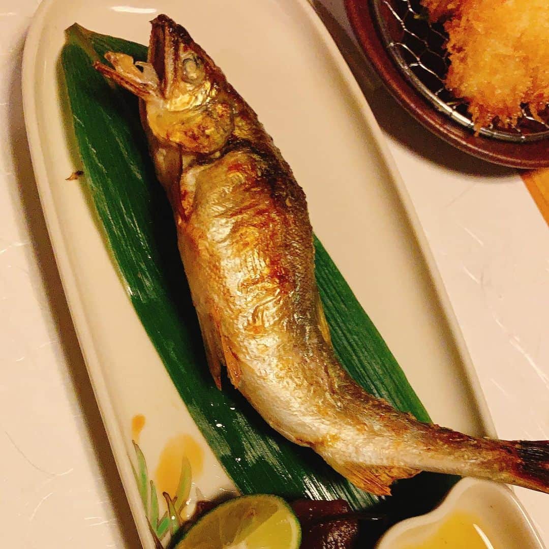 森田真結子さんのインスタグラム写真 - (森田真結子Instagram)「こんなアジフライ食べたことない、ってくらい、ふわっふわでした。 美味しかった〜💓」6月28日 18時18分 - mayodarts