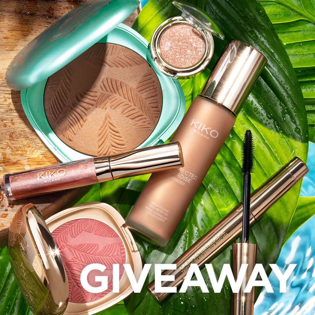 KIKO MILANOさんのインスタグラム写真 - (KIKO MILANOInstagram)「🏖️ GIVEAWAY TIME 🏖️⁣ Win a #KIKOUnexpectedParadise haul worth over £150. Here’s how:⁣ ☀️ Like this post⁣ ☀️ Tag 2 friends in the comments⁣ ☀️ Make sure you’re following @kikomilano⁣ 3 winners will be picked randomly. Giveaway ends 30/06/2020 23.59 CET, Ts&Cs here https://bit.ly/UnexpectedParadiseGiveaway」6月28日 19時00分 - kikomilano