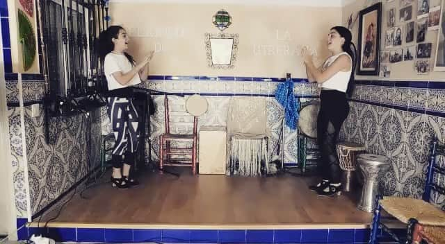 La Pulgaのインスタグラム：「Bulería @___la_pulga___  @claudialautrerana !!!🥰❤️👏🏽 #flamenco #pataita #active #flamencomadrid #ganasdebailar」