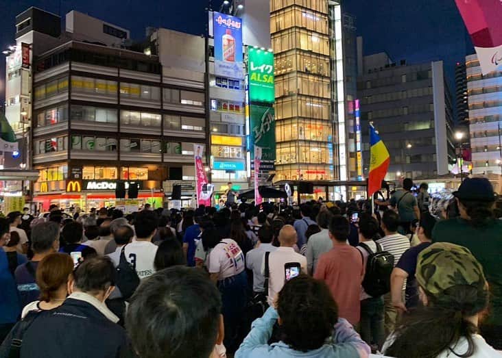 須藤元気さんのインスタグラム写真 - (須藤元気Instagram)「山本太郎さんの応援演説をさせて頂きました。池袋駅前は詰めかけた人でいっぱいでした。山本都知事の実現目指して応援していきます！ #東京都知事選  #山本太郎」6月28日 20時20分 - sudogenki