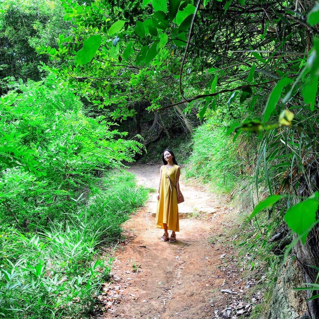 早坂風海さんのインスタグラム写真 - (早坂風海Instagram)「マイナスイオンを浴びに🌿﻿ ﻿ 目当ての滝はちょろちょろ〜程度しか流れてなかった…💦笑﻿ ﻿ 自然のパワーに力を貰い、心がとっても癒されました😌﻿ こういう時間ほんまに大切！﻿ ﻿ 海もいいけど、山もいい✨﻿ いいリフレッシュになった！！﻿ ﻿ ﻿ ﻿ #早坂風海 #カザスタグラム」6月28日 20時30分 - kazami42_official