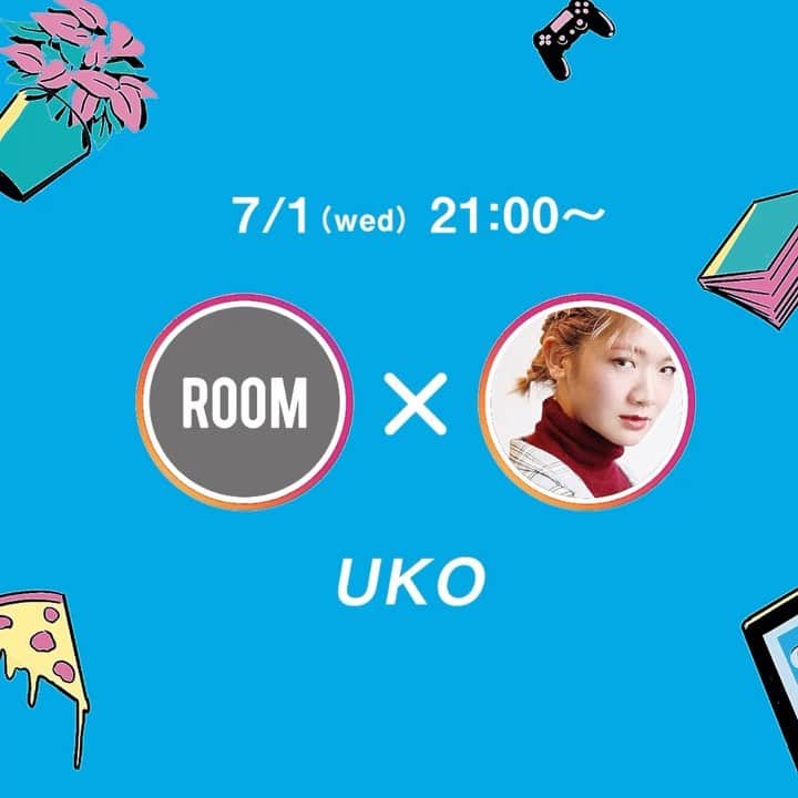 room onziemeのインスタグラム：「•﻿ 📸👥📸﻿ ﻿ - STAYROOM -﻿ ﻿ ROOMが提供するアーティストと﻿ リスナーをつなぐ新たなカタチ﻿ ﻿ ROOMとアーティストによる﻿ Instagram コラボLIVE配信﻿ ﻿ 普段見れないアーティストの﻿ 裏側や素顔を深掘りして新たな発見を！﻿ ﻿ --------------------------------------------﻿ ﻿ 7/1 (Wed) 21:00〜﻿ ﻿ vol.24 /﻿ UKO﻿ 【@_uko5_ 】﻿ ﻿ Black musicをベースとした﻿ アレンジセンスに、﻿ 次世代POPなソングライティングを持ち合わせ、﻿ 持ち前のソウルフルな歌声を﻿ 響かせるソロアーティスト。﻿ ﻿ 自らが企画する"音楽と料理"を融合させたイベント『Dining』では、これまでにLUCKY TAPESやSHE IS SUMMER、Nao Kawamura、showmore等といったあらゆるアーティストをゲストに招き、これまでに全9回の開催を経て、益々話題を呼んでいる。﻿ ﻿ 2018年4月には、UKOとしてソロ初の海外公演となる台湾公演を成功さる。﻿ 2018年9月19日に韻シストのBASIやLUCKY TAPESの高橋海、jizueの片木希依などとコラボして織り成した新作ミニアルバム"ONE LOVE"をリリース﻿ 翌日には自身初となる渋谷WWWでのリリパワンマンを迎え大成功に終えた。﻿ 2019年4月17日にDigital Single"TaLK" をリリース﻿ ﻿ ソロ活動に加え、作詞作曲提供や"冨田ラボ"作品への参加。"LUCKY TAPES"のコーラスとして国内はもちろんアジアツアーに参加するなどその活動は多岐に渡る。﻿ ﻿ ﻿ MC /﻿ Teteyan 【 @teteyan 】﻿ ﻿ ROOMが展開する番組「hu-do」のメインパーソナリティを務め、「ZIPANGU ONIGIRI」のクリエイター。﻿ ﻿ 大手アパレルで10年勤め上げ、突如飲食業内にコンバートした彼は、made in Japanを愛し、お笑いを愛し、人に愛される大男。﻿ ﻿ 夢で神のお告げを受け、おにぎり作りをスタートさせ冒頭記載の「ZIPANGU ONIGIRI」をブランド化する事に成功。﻿ ﻿ さらにアーティストやクリエイターが夜な夜な足繁く通う大阪の卓球バー「THE BAR」の店主も務め、気さくでみんなから愛されるキャラクターを目当てに足を運ぶファンも少なくない。﻿ ﻿ --------------------------------------------﻿ #room_jp #stayroom #uko #luckytapes」