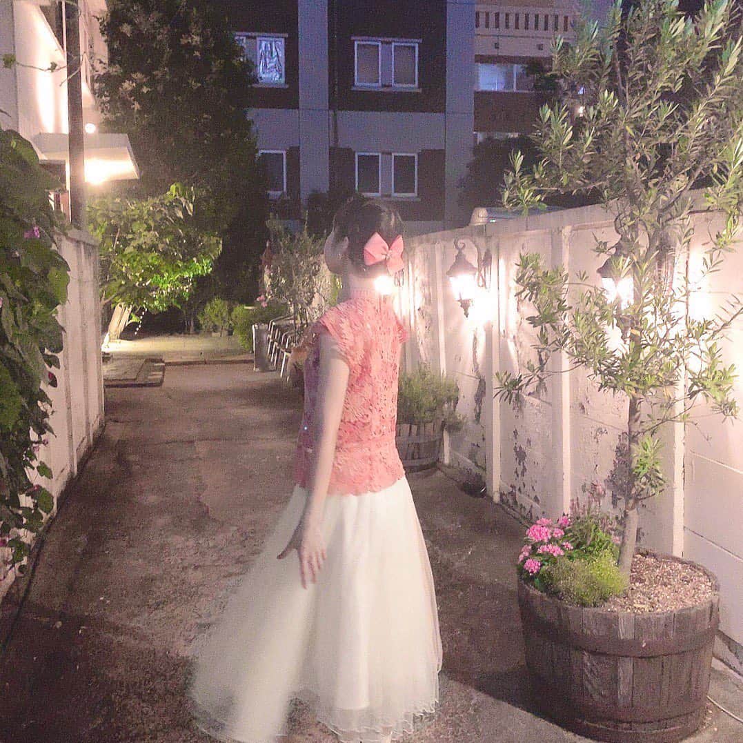 西園寺未彩のインスタグラム：「. . . 🌙*｡ﾟ . . #ootd #春コーデ #初夏コーデ #lilybrown #リリーブラウン #anmille #アンミール #pink #ピンクコーデ #コーデ #コーディネート #フラッシュ #flash」