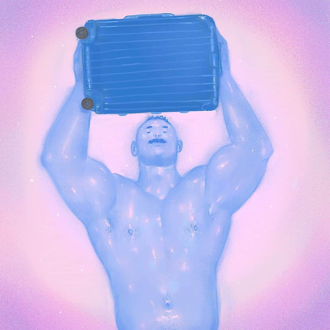 リモワさんのインスタグラム写真 - (リモワInstagram)「RIMOWA as seen by Justin Yoon⁣ ⁣⁣ ⁣“As a POC LGBTQIA artist, the idea of travel always had the notion of hiding my true self to protect myself from the danger a lot of LGBTQIA travelers face just for being who they are. I strive and work to see a world one day where traveling for all LGBTQIA people is safe and freeing.“ ⁣ ⁣⁣ ⁣In celebration of Pride Month, we invited a selection of queer artists from around the globe to share their stories of love and travel, and how one can so often shape the other. The visual testimonials showcase the common experiences people of all backgrounds enjoy while exploring with a partner, as well as the unique journeys lived by the LGBTQ+ community.」6月28日 22時00分 - rimowa