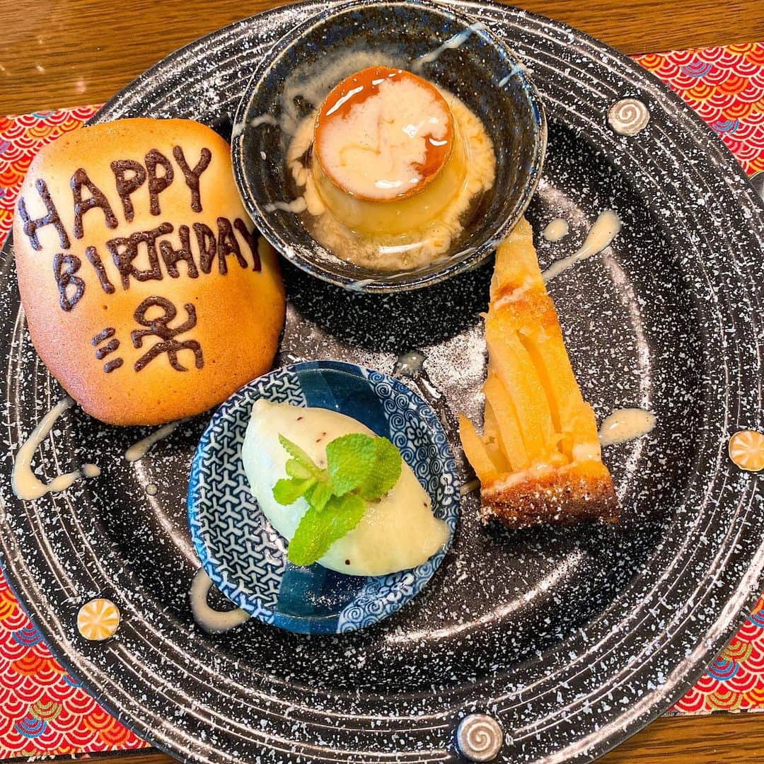 のインスタグラム：「2020.06.20(sat) Birthday French lunch🍽③ ※My Birthday 06.18※  #誕生日 #誕生日ランチ #6月  #天赦日  #20200620 #誕生日祝い #記念日  #バースデー #バースデーランチ #誕生日ケーキ #誕生日プレート  #フレンチ #フランス料理 #コース料理 #ステーキ #肉 #海鮮 #魚料理 #パスタ #グルメ #グルメ好きな人と繋がりたい  #神戸 #神戸市 #神戸グルメ #神戸ランチ #神戸市北区 #谷上 #兵庫 #食べログ高評価 #食べスタグラム」