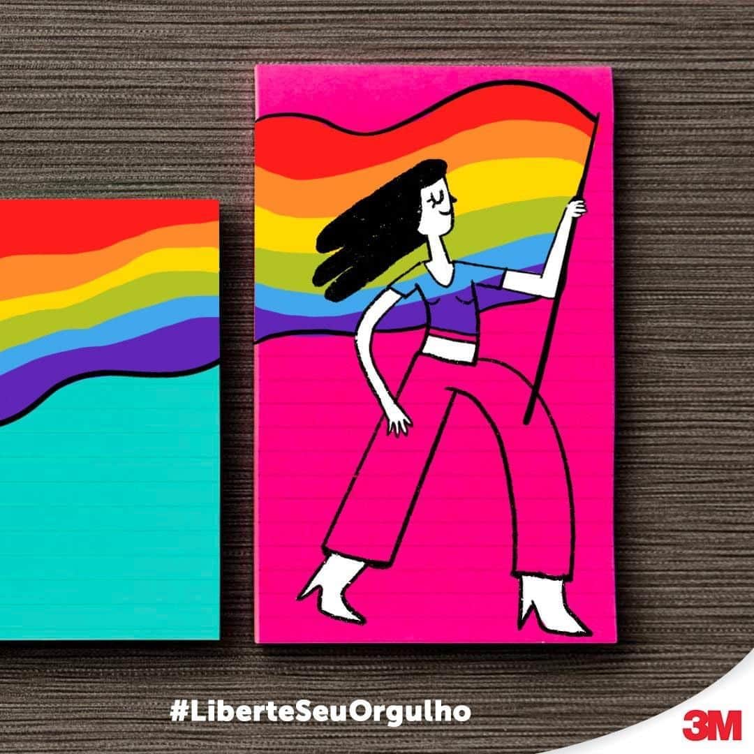 Post-it Brasilさんのインスタグラム写真 - (Post-it BrasilInstagram)「A diversidade não nos faz diferentes, nos faz únicos. 🙋❤🙋 #LiberteSuasIdeias  #MêsdoOrgulho #LiberteSeuOrgulho #LoveIsLove #LoveWins​」6月28日 23時00分 - postitbrasil
