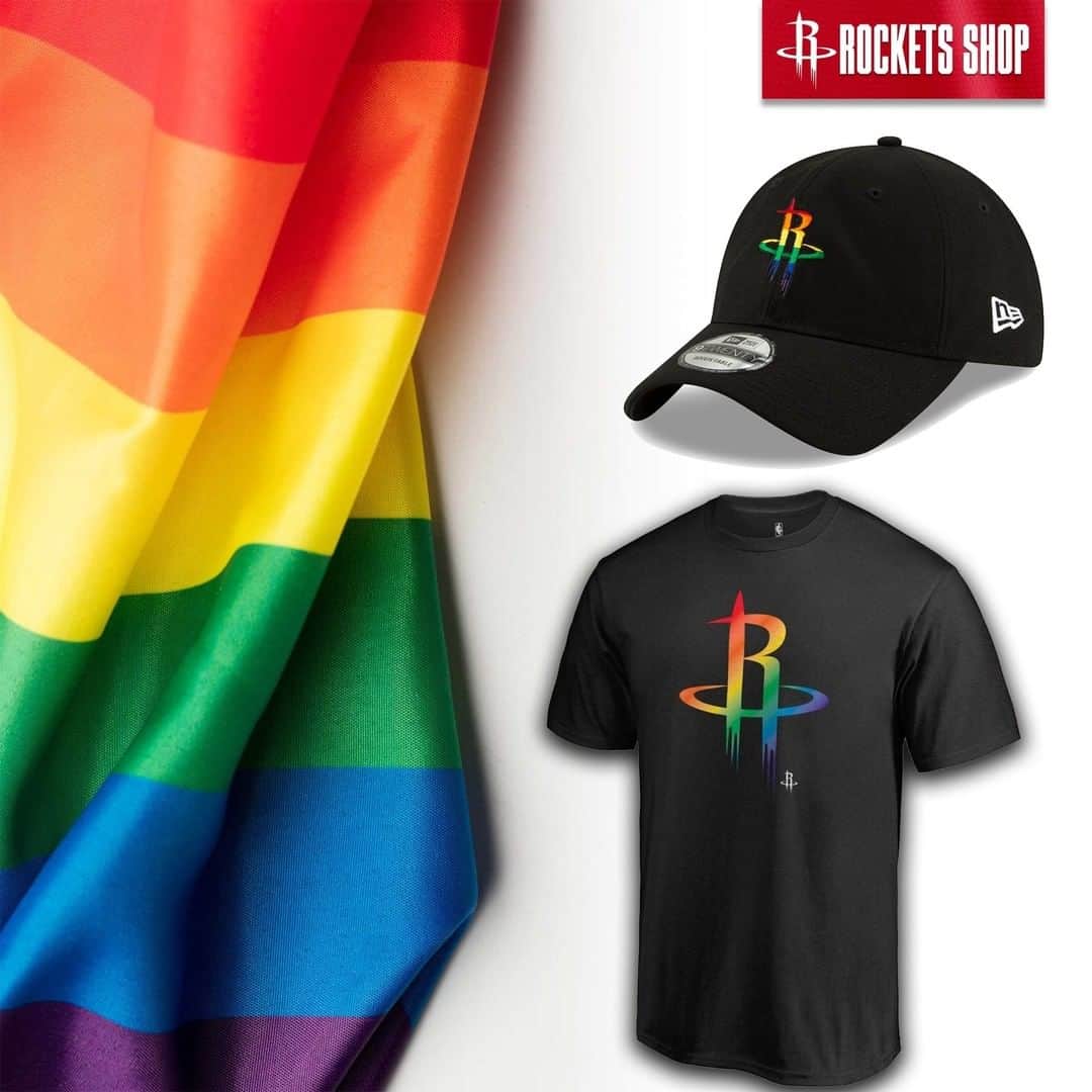 ヒューストン・ロケッツさんのインスタグラム写真 - (ヒューストン・ロケッツInstagram)「Be Proud. 🌈 🛍 RocketsShop.com #PrideMonth」6月25日 2時00分 - houstonrockets