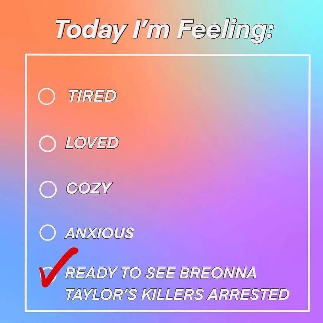 グレースマハリーのインスタグラム：「We are not forgetting HER!!!!! #BreonnaTaylor」