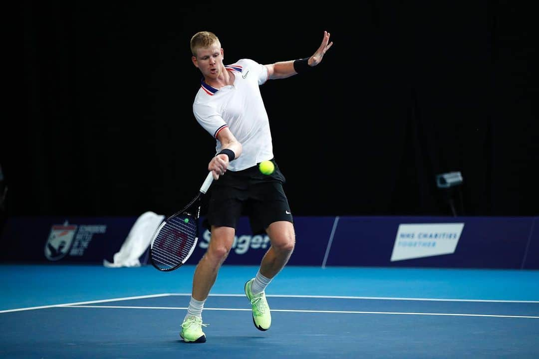 カイル・エドマンドさんのインスタグラム写真 - (カイル・エドマンドInstagram)「Was great being back competing again.  Ready for Day 2 💪🏼 @battleofthebrits 📸: @gettysport #battleofthebrits」6月24日 18時48分 - kyle.edmund