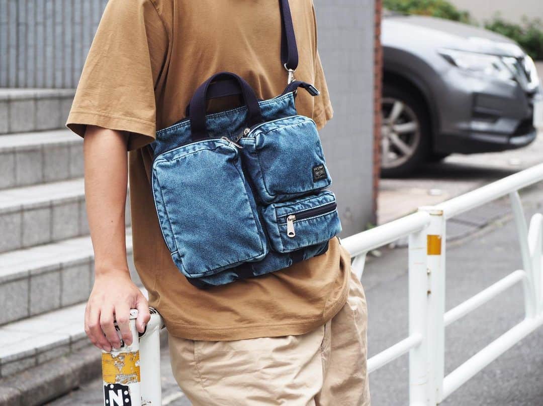 激安ブランド PORTER（ポーター） B印ヨシダ デニム ヘルメットバッグ