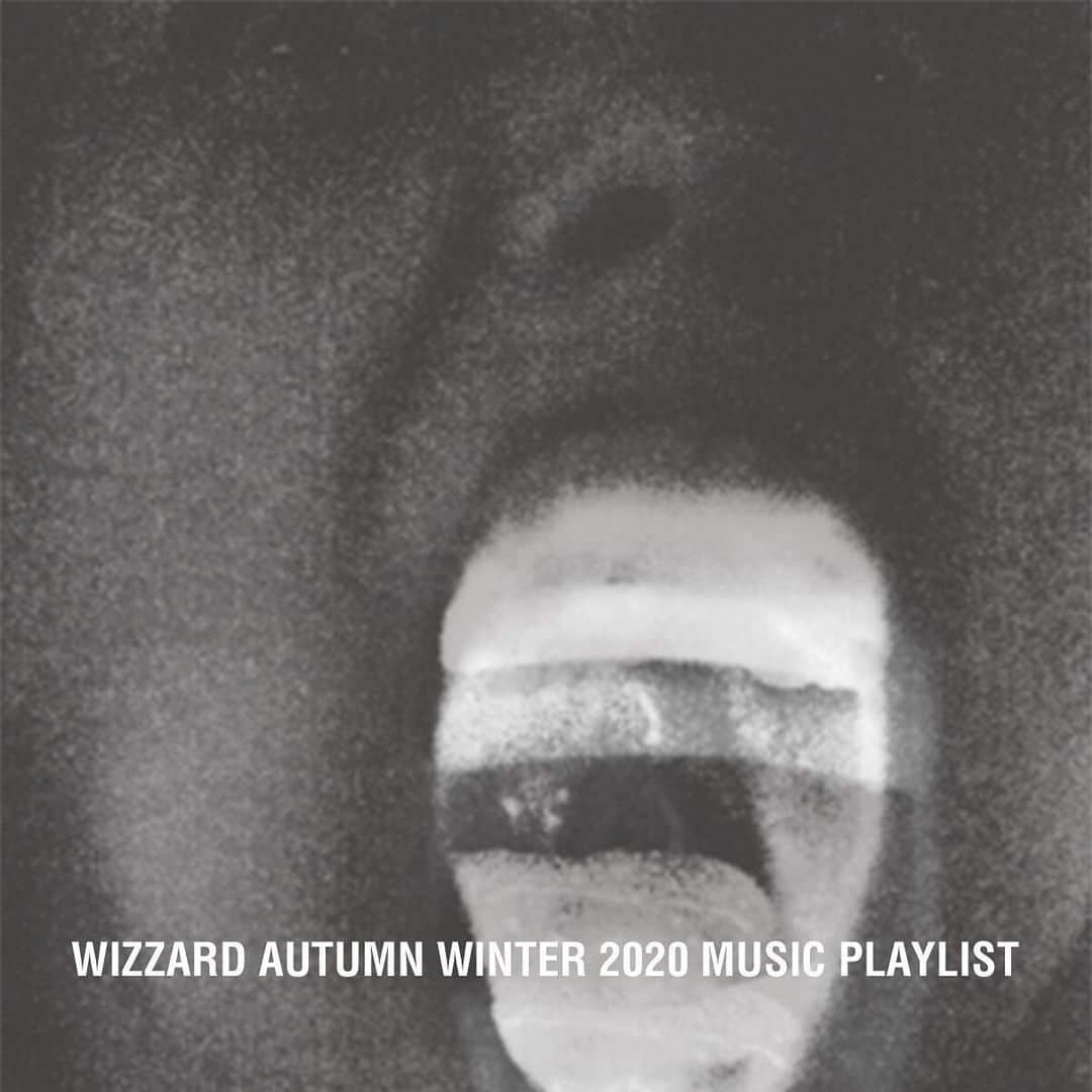 ウィザードのインスタグラム：「WIZZARD AUTUMN WINTER 2020 MUSIC PLAYLIST  AUTUMN WINTER 2020 イメージ PLAYLISTを作成いたしました。 SpotifyとApple Musicにて公開しております。 是非ご視聴してみてください。  今期テーマのモチーフでもあるInterpolの楽曲 “PDA” や Christopher Millsが手がけたMusic Video作品とコレクションルックの世界観をイメージしセレクトしたPLAYLISTになります。 NY出身のInterpolが所属しているMatador RecordsのバンドやNYのバンドなどを中心にセレクトしました。  2枚目、3枚目のQRコードよりプレイリストに移動することができます。  #wizzard_fac #wizzard #fashion #tokyofashion #streetfashion #fashionphoto #streetwearbrand #streetwearaddicted #20AW #designersbrand #domesticbrand #tokyofashionweek #2020AW #spotify #applemusic #playlist」