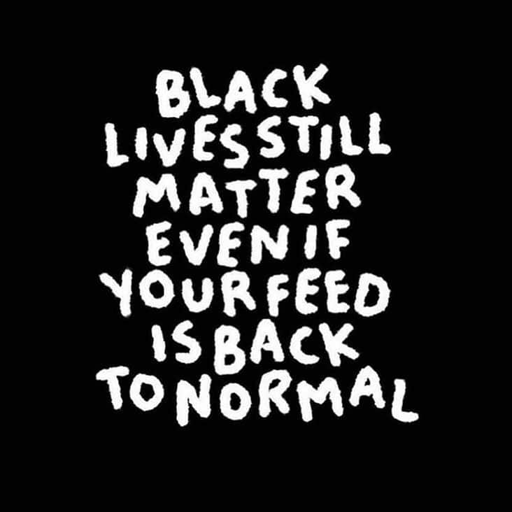 リアン・ラ・ハヴァスのインスタグラム：「Still with a heavy heart and still fighting. Keep protesting and speaking loudly and proudly. Keep doing whatever you can do #Blacklivesmatter 🖤🤎 Repost: @ClaraAmfo」