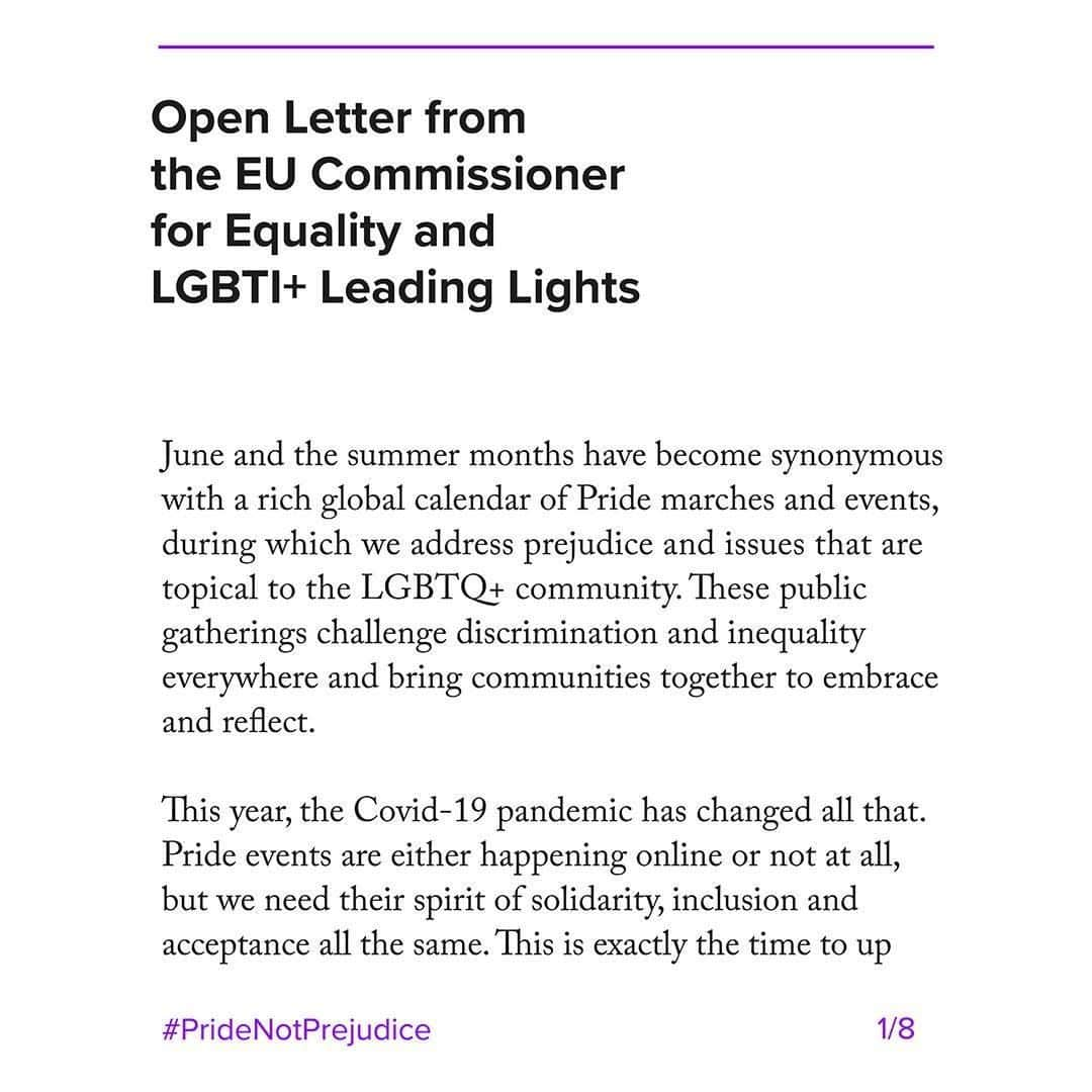 エルトン・ジョンさんのインスタグラム写真 - (エルトン・ジョンInstagram)「The month of June has become synonymous with a rich global calendar of Pride marches and events for us to challenge discrimination and inequality everywhere and bring communities together to embrace and reflect. Our spirit of solidarity, inclusion and acceptance is needed now more than ever.  COVID-19 has intensified previous systemic vulnerabilities, with dire, possibly long-term, social and economic consequences for young people. And beyond the pandemic, during this moment when the world is demanding change, we must fight for a future where people of all racial or ethnic origins, sexual orientations and gender identities have the opportunity to live free from discrimination, injustice and mistreatment of all forms.  @davidfurnish and I have joined together with @dallihelena, @billiejeanking, Ilana Kloss (@cooksandking), Frank Ocean (@blonded), @skin_skunkanansie, @ianmckellen and @edward_enninful to call for an end to the discrimination & inequality surrounding LGBTI+ communities. Let’s celebrate diversity. Scroll through to read the full letter. #LoveIsTheCure #PrideNotPrejudice #Pride 🚀」6月24日 19時32分 - eltonjohn