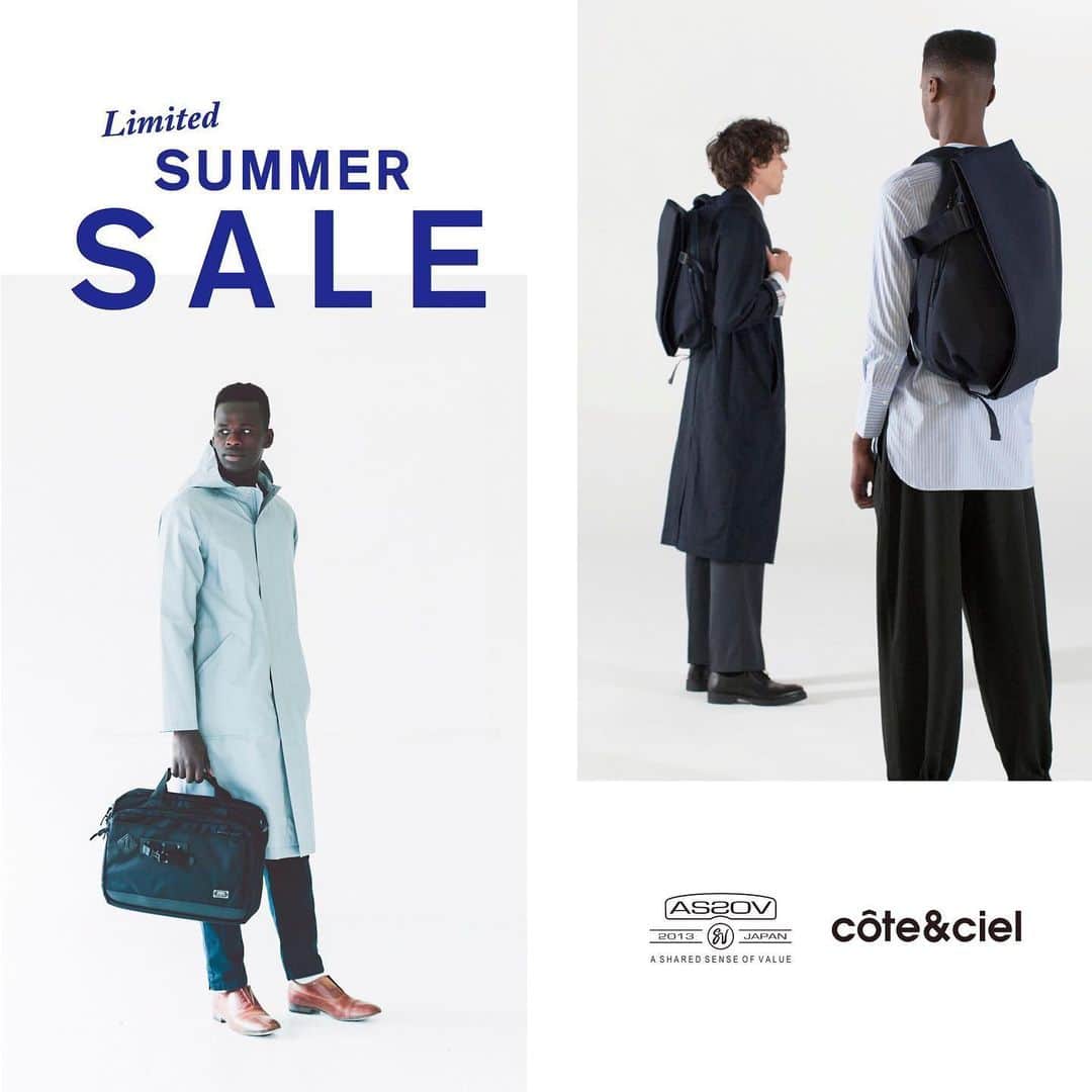 UNBY GENERAL GOODS STOREのインスタグラム：「限定のサマーセールがスタートいたしました‼️AS2OVの他に、UNBYが代理店をしていますCOTE&CIELのバリスティックバッグも登場しています。 バッグのいいところは、洋服に比べて流行の型がほぼないところ。特にAS2OVやCOTE＆CIELのミニマルな型はビジネスにもおすすめです。リモート通勤にも完璧に適応できるPC用収納つきリュック、揃えています。ぜひご覧ください。 . . . #unby #AS2OV #coteetciel #unbygeneralgoodsstore #ballisticnylon #pccase #pcケース #ビジカジスタイル #ビジカジリュック  #ballistic #cordura #cordurabrand @cordurabrand @cordurabrandjp  #menstyle #menfashion #ビジネスバッグ #ビジネスリュック #ビジネススタイル #businessstyle #businesscasual #unbybestgiftlist」