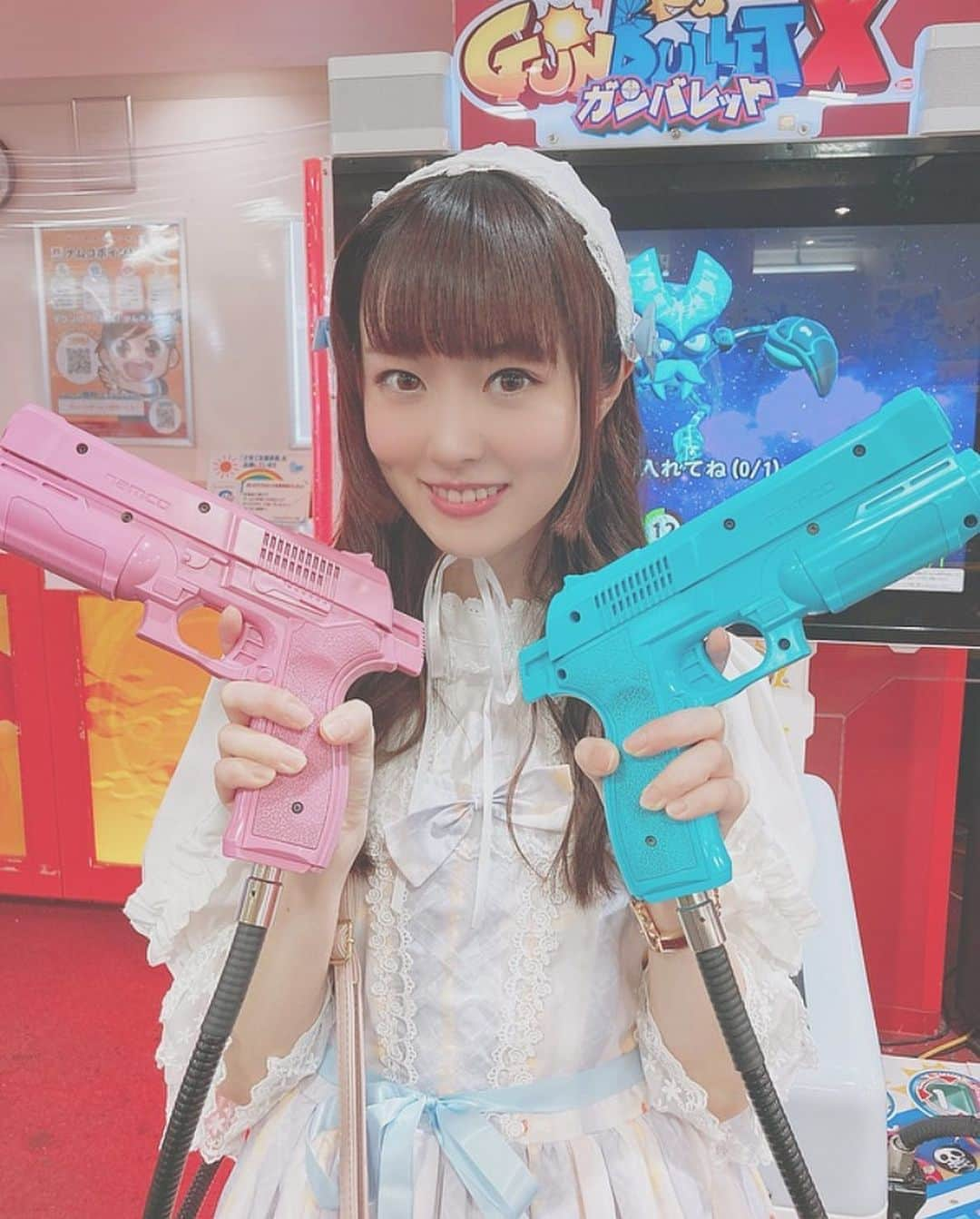 永井杏樹さんのインスタグラム写真 - (永井杏樹Instagram)「ゲーセンでまた撃ちたい❤  #ゲーセン  #ロリータ #ロリィタ #ロリータファッション #アンジェルロリータ  #lolitafashion #softlolita  #sweetlolita  #sweet #cute #japan  #永井杏樹 #アイドル  #民族ハッピー組  #hatihatitechno」6月24日 19時52分 - anju914_mh