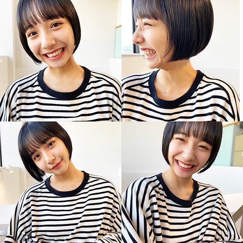日野達也のインスタグラム：「@suzu____chan  すずちゃん月一メンテナンス✂︎ . CMに映画にバラエティに引っ張りだこのすずちゃんのメンテナンスを担当させて頂けていることはすごく幸せ☺️ . これからも活躍応援してます！ . #山之内すず　#すずちゃん　#ボブ」