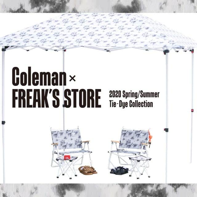 Coleman Japanさんのインスタグラム写真 - (Coleman JapanInstagram)「【Coleman × FREAK'S STORE】  毎年好評のFREAK'S STOREとのコラボレーションモデル。今年はコールマン人気のチェアとシェードを、モノトーンのタイダイ柄にアレンジ💫 ・ アーバンアウトドアに最適なコレクションとなってますので、是非チェックしてみてくださいね♪ ・ ・ ・ @freaksstore_official #灯そうColeman #灯そうコールマン #灯そう #Coleman #コールマン #Camp #キャンプ #Picnic #ピクニック #Outdoor #アウトドア #Outdoorchair #アウトドアチェア #チェア #コールマンチェア #freaksstoreofficial #freaksstoreonline #フリークスストア #別注 #アウトドアギア #アウトドアリビング #コールマンコラボ #庭キャンプ #べランピング #デイキャンプ」6月24日 20時00分 - coleman_japan