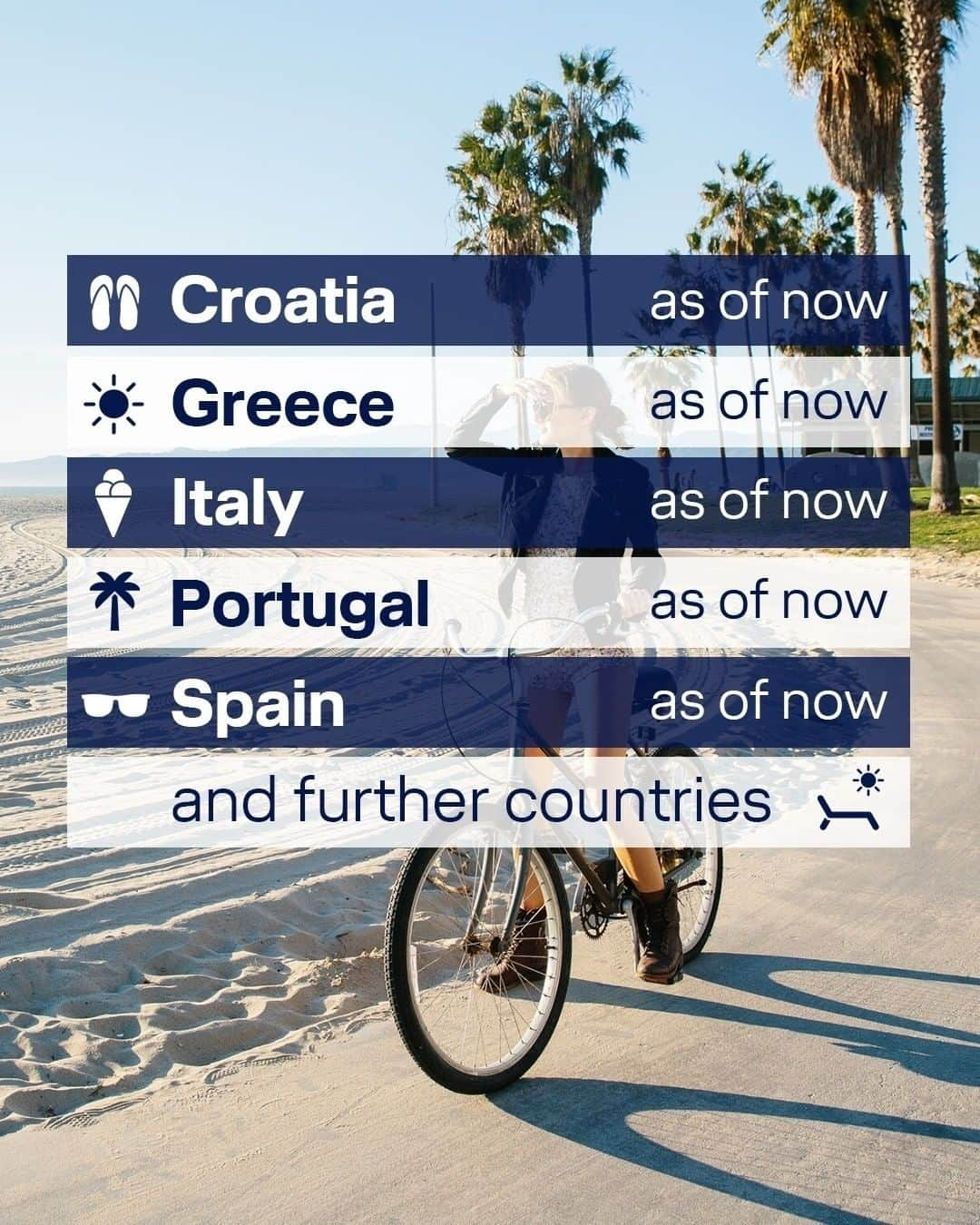 ルフトハンザさんのインスタグラム写真 - (ルフトハンザInstagram)「More and more countries are opening their borders – fly with us again to the most beautiful beaches in Europe. You can find more information here: http://f.lh.com/ZVi4 #LookingForwardToTheWorld」6月24日 20時36分 - lufthansa