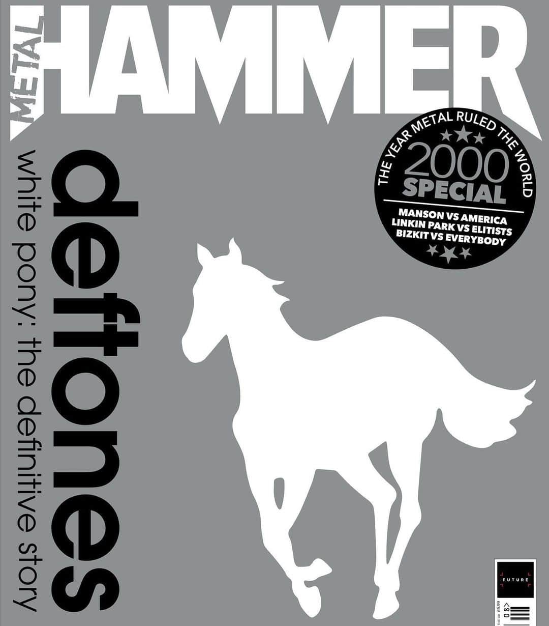 METAL HAMMERさんのインスタグラム写真 - (METAL HAMMERInstagram)「Twenty years ago, @deftones would release an album that’d change everything. In an exclusive new interview, they give us the full, uncensored story behind White Pony. On sale tomorrow #Deftones #WhitePony #LinkinPark #LimpBizkit #NuMetal #Year2000 #Metal #HeavyMetal #AltMetal #Rock #MetalHammer」6月24日 20時32分 - metalhammeruk