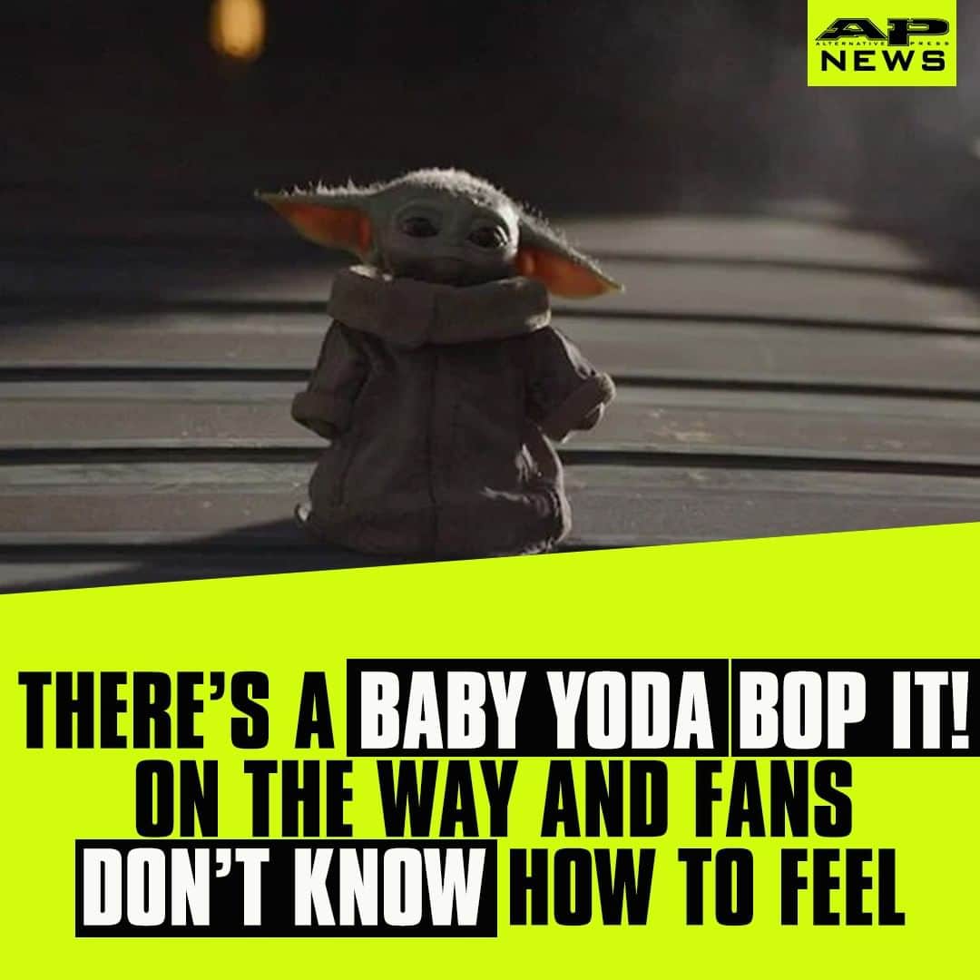 Alternative Pressさんのインスタグラム写真 - (Alternative PressInstagram)「A Bop It! of @themandalorian’s Baby Yoda is coming and some fans don’t know how to feel about it ⁠ LINK IN BIO⁠ .⁠ .⁠ .⁠ #babyyoda #yoda #starwars #themandalorian #disneyplus #bopit #alternativepress #altpress」6月24日 21時01分 - altpress