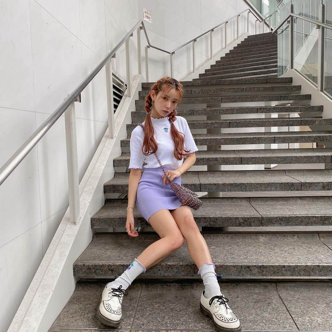 mimさんのインスタグラム写真 - (mimInstagram)「今日は💜🍇🍒 #mim_ootd」6月24日 21時05分 - mim_11_11