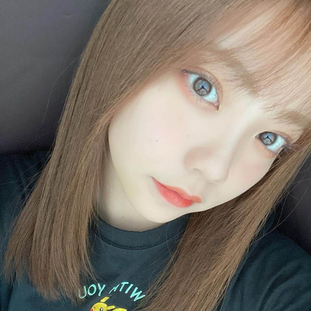 仲村和泉のインスタグラム：「今日のメイク🍊🧡﻿ ﻿ ﻿ #メイク #メイクアップ #オレンジ #オレンジメイク」