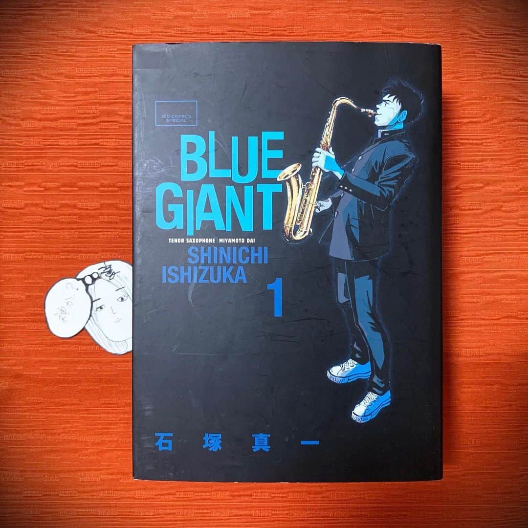 小篠恵奈のインスタグラム：「「BLUE GIANT」 もう何年も前からずっとオススメし続けてる。兎に角読むべし。読めばわかる。  #小篠のオススメ  #小篠専用タグ」