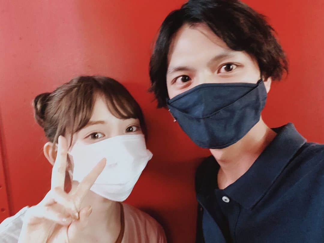 長坂 睦生のインスタグラム：「会うのほぼ1年ぶりだった美好✌︎」