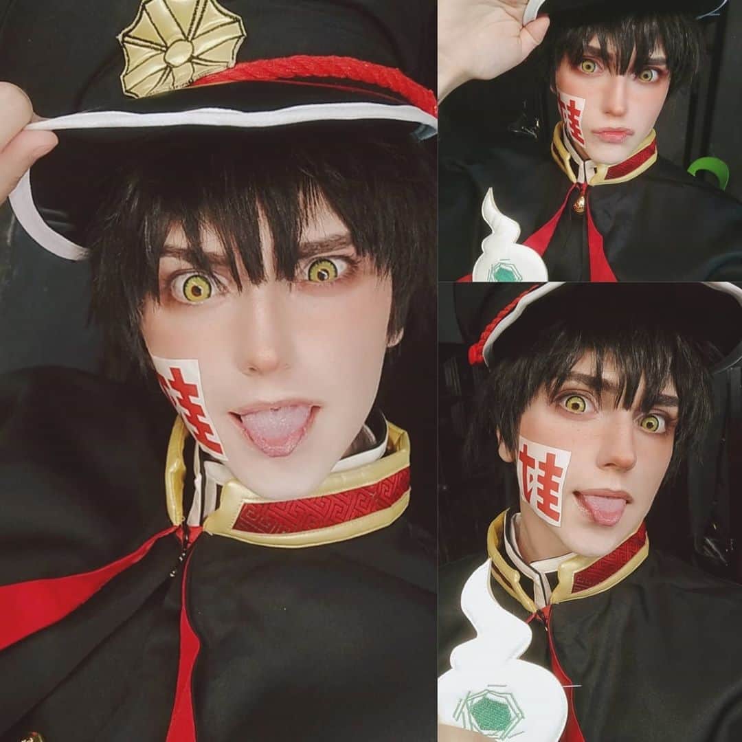 Gesha Petrovichのインスタグラム：「Back to normal work mood after pandemic,  waiting so long 😭❤️ What first thing you gonna do after quarantine?  Toilet bound Hanako-kun Also HD teaser already  on P❤️treon 😚 Collaboration with @uwowo_cosplay @uwowocosplay, thanks for amazing wig and costume🙏😘 👻👻👻👻👻👻👻👻👻👻👻👻 Hanako-kun / 地縛少年花子くん」