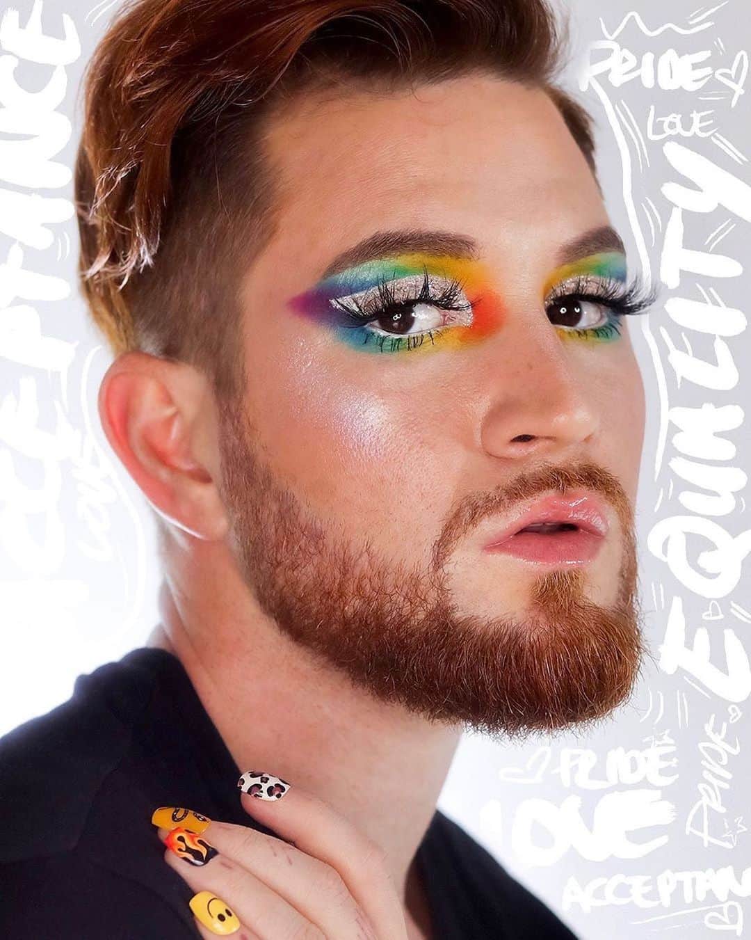 Revlonさんのインスタグラム写真 - (RevlonInstagram)「We see YOU. And you are more than enough. Happy #Pride 🌈 ---- @charlixboi is wearing #ColorStay #Lifeproof Foundation Stick + #SuperLustrous #TheGloss in Super Natural (215)」6月24日 23時55分 - revlon