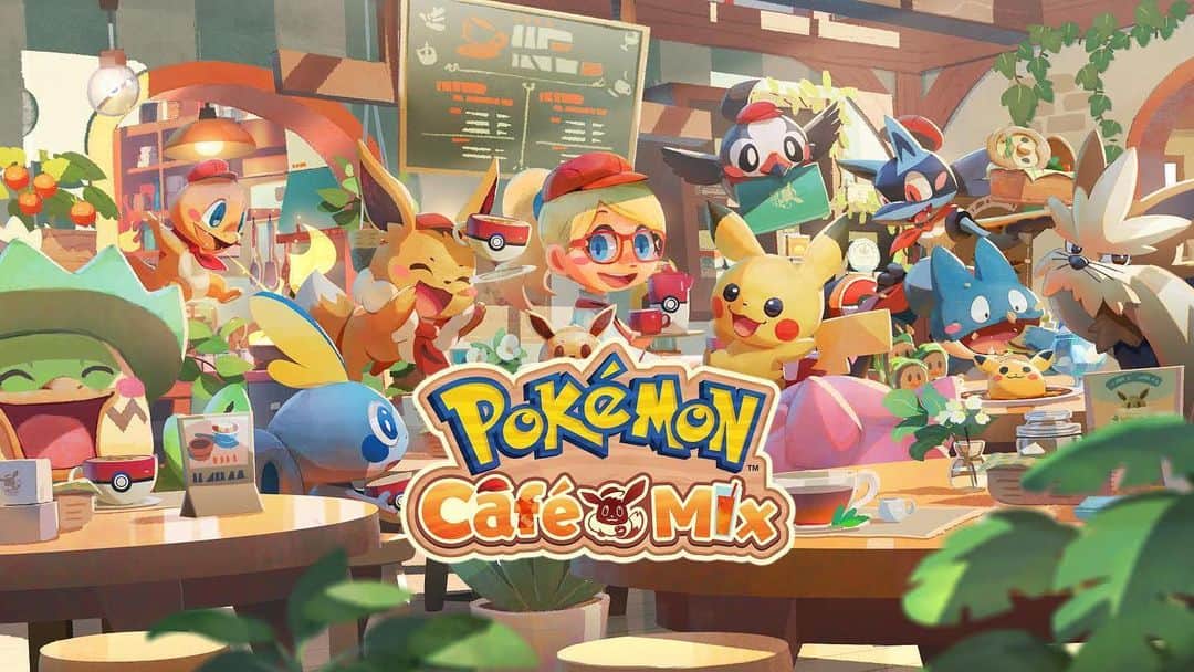 任天堂アメリカさんのインスタグラム写真 - (任天堂アメリカInstagram)「Your new Pokémon café is officially open for business! Solve puzzles and serve some yummy drinks & dishes with your new Pokémon friends in #PokemonCafeMix, available now for #NintendoSwitch!」6月25日 0時58分 - nintendoamerica