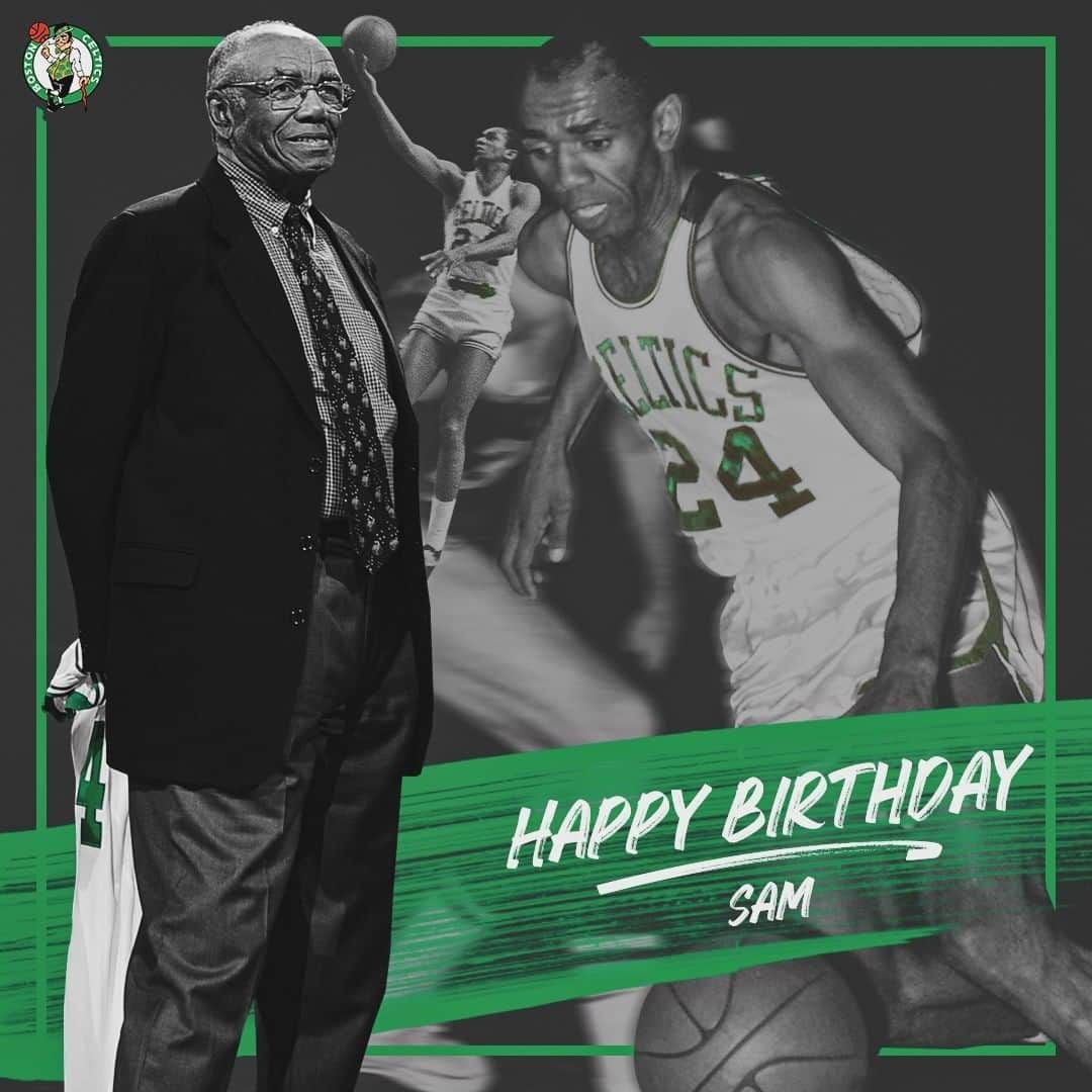 ボストン・セルティックスさんのインスタグラム写真 - (ボストン・セルティックスInstagram)「Happy birthday to 10x @NBA Champion, 5x All-Star and #Celtics Legend Sam Jones ☘️🎂🎉」6月25日 1時32分 - celtics