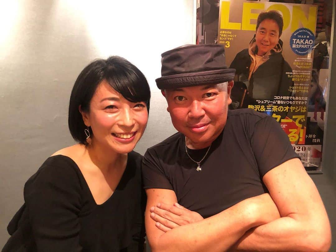安藤あいかのインスタグラム：「きゃあ！先日、偶然oh!beさんに会いました😍初代恵比寿マスカッツの楽曲全てつくってくれた恩師ですー 数年ぶりの再開✨ こんなにじっくりお話したの初めて！楽しかったぁ😍  #face2fake #恵比寿マスカッツ」