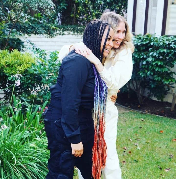 Bedroom diaryのインスタグラム：「A belated congratulations to @ravensymone & her longtime partner @mirandamaday! ❤️ Link in bio for the deets. 📷: @ravensymone」