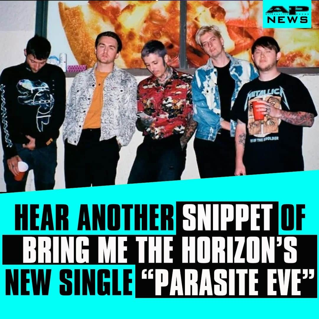 Alternative Pressさんのインスタグラム写真 - (Alternative PressInstagram)「LISTEN: Hear another snippet of @bringmethehorizon's aggressive new single “Parasite Eve” ahead of its release on June 25 ⁠ LINK IN BIO⁠ .⁠ .⁠ .⁠ #bringmethehorizon #BMTH #BMTHS2 #parasiteeve #olisykes #alternativepress #altpress」6月25日 4時45分 - altpress