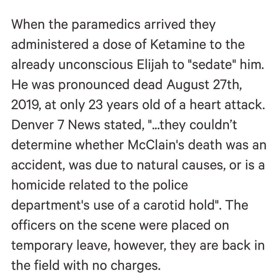 メイ・ホイットマンさんのインスタグラム写真 - (メイ・ホイットマンInstagram)「this is horrific. murdered going to get iced tea for his brother. Minding his own business. A gentle, introverted 23 year old man who played violin for shelter animals in his spare time. His death was at the hands of the Aurora police department and the prosecutor did absolutely fucking nothing about it. There must be justice for Elijah McClain. The murderer cops who murdered him MUST BE ARRESTED. White people- we do not get to fall back even an inch from this battle. DO NOT LOOK AWAY. BLACK PEOPLE ARE BEING MURDERED. KILLER COPS ARE WALKING FREE. THERE MUST BE JUSTICE.  #sayhisname #elijahmcclain #saytheirnames #blacklivesmatter」6月25日 4時46分 - mistergarf