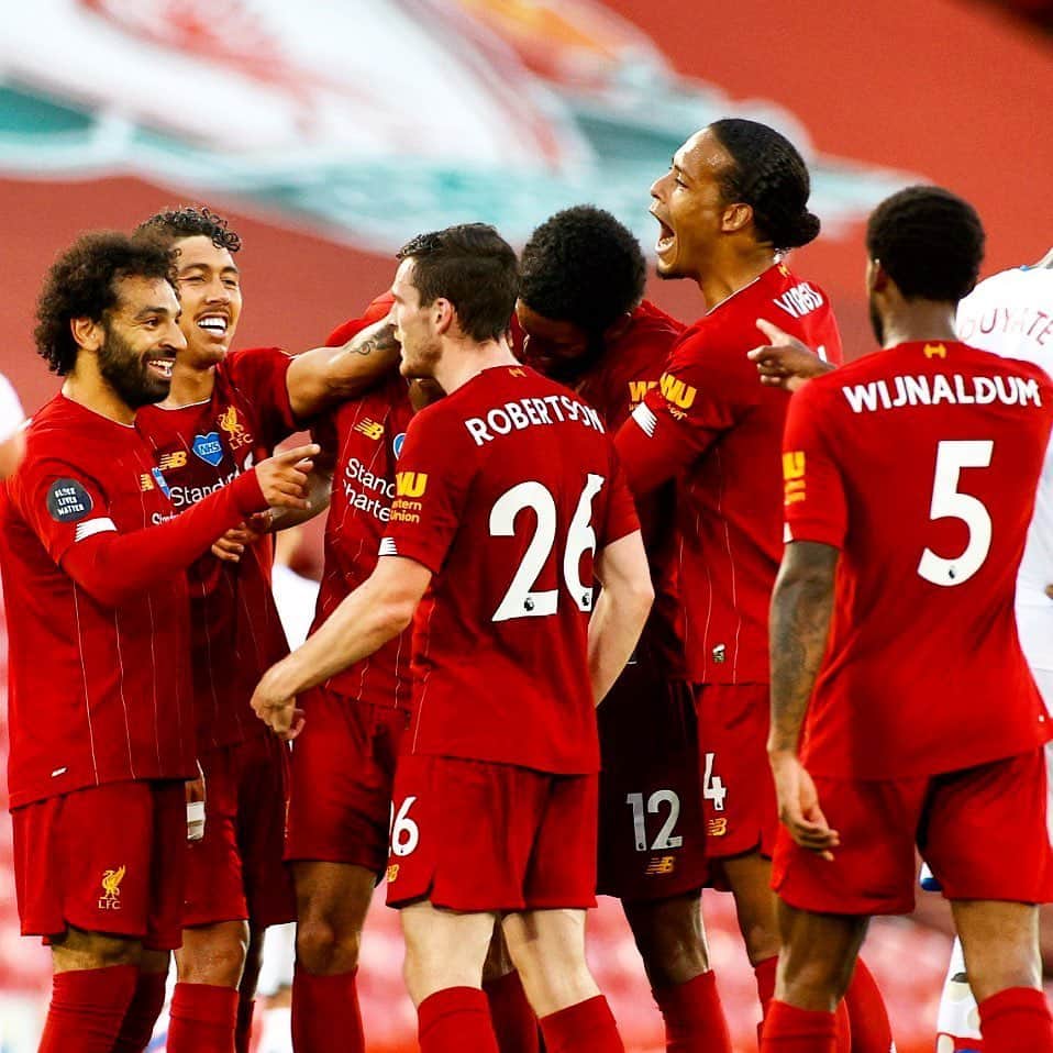 リヴァプールFCさんのインスタグラム写真 - (リヴァプールFCInstagram)「What a team performance 🤩🔴 THESE REDS 😍 #LFC #LiverpoolFC #Liverpool #PL #PremierLeague #Anfield」6月25日 6時24分 - liverpoolfc