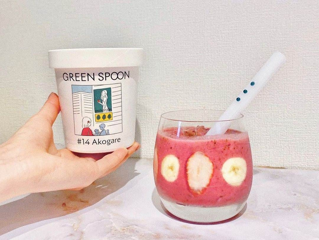 布川桃花さんのインスタグラム写真 - (布川桃花Instagram)「smoothie🍓」6月25日 10時02分 - momoka_fukawa