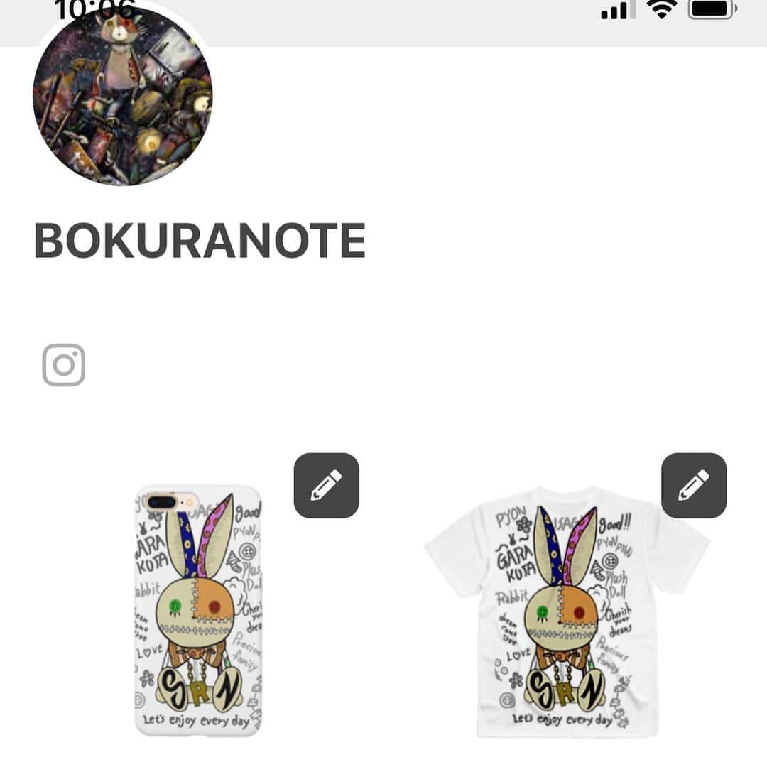 のインスタグラム：「スズリにてグッズを発売中ー^ - ^ 是非チェックお願いします^_^」