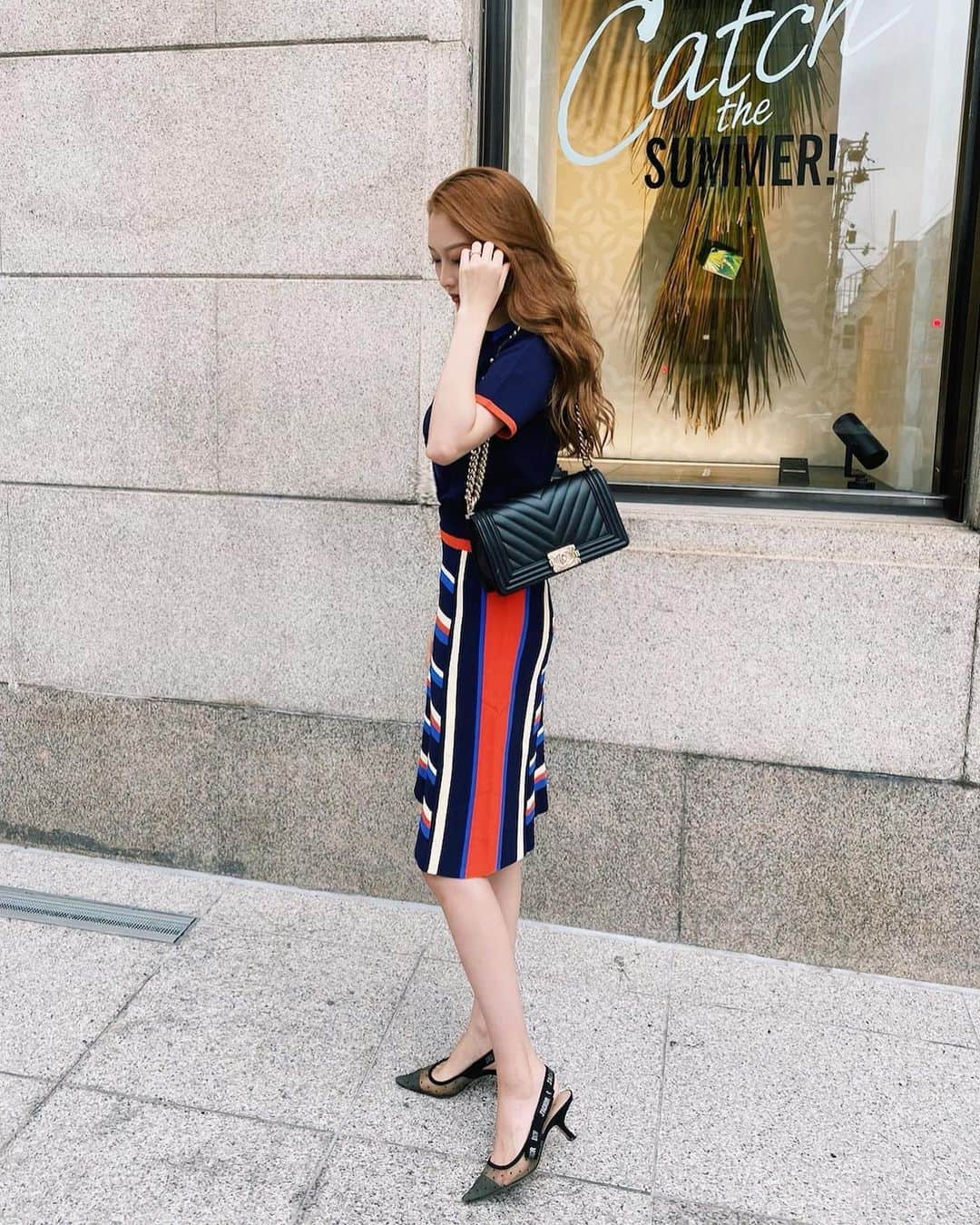 山下舞さんのインスタグラム写真 山下舞instagram Today S Look セットアップ Selectshop Liliana バッグ Chanelofficial ヒール Dior 上品な綺麗めなコーディネート デート服って感じ ファッション モデル アパレルモデル