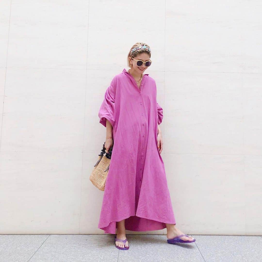 のインスタグラム：「#pink 🦩🌷💓🍧﻿ ﻿ #coordinate #outfit #ootd #fashion #style #styling﻿ ﻿ クレジットは #WEAR 👉🏻【erica0114】﻿ またはタップにて👆🏻📝」