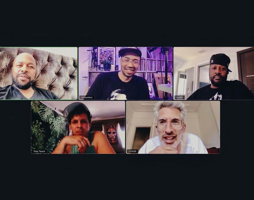 DJ Clark Kentさんのインスタグラム写真 - (DJ Clark KentInstagram)「Had A Zoom Call With My Brothers, Because I Missed Them.. Now I Miss Them More • We Are The ORIGINALS • @dnice @richmedina @djtonytouch @stretcharmstrong & Me • (We Miss Rocking For Our Supporters)」6月25日 12時57分 - djclarkkent