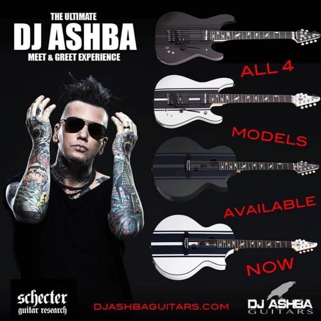 DJアシュバさんのインスタグラム写真 - (DJアシュバInstagram)「I have re-opened @ashbaclothing retail store @Strat in Las Vegas! Book your personal meet n greet at www.djashbaguitars.com and take home one of my personal signature @schecterguitarsofficial !! Check out all the cool new merch at www.ashbaclothing.com  Also go to www.djashba.com and sign up to become a member of #theabducted」6月25日 14時01分 - ashba