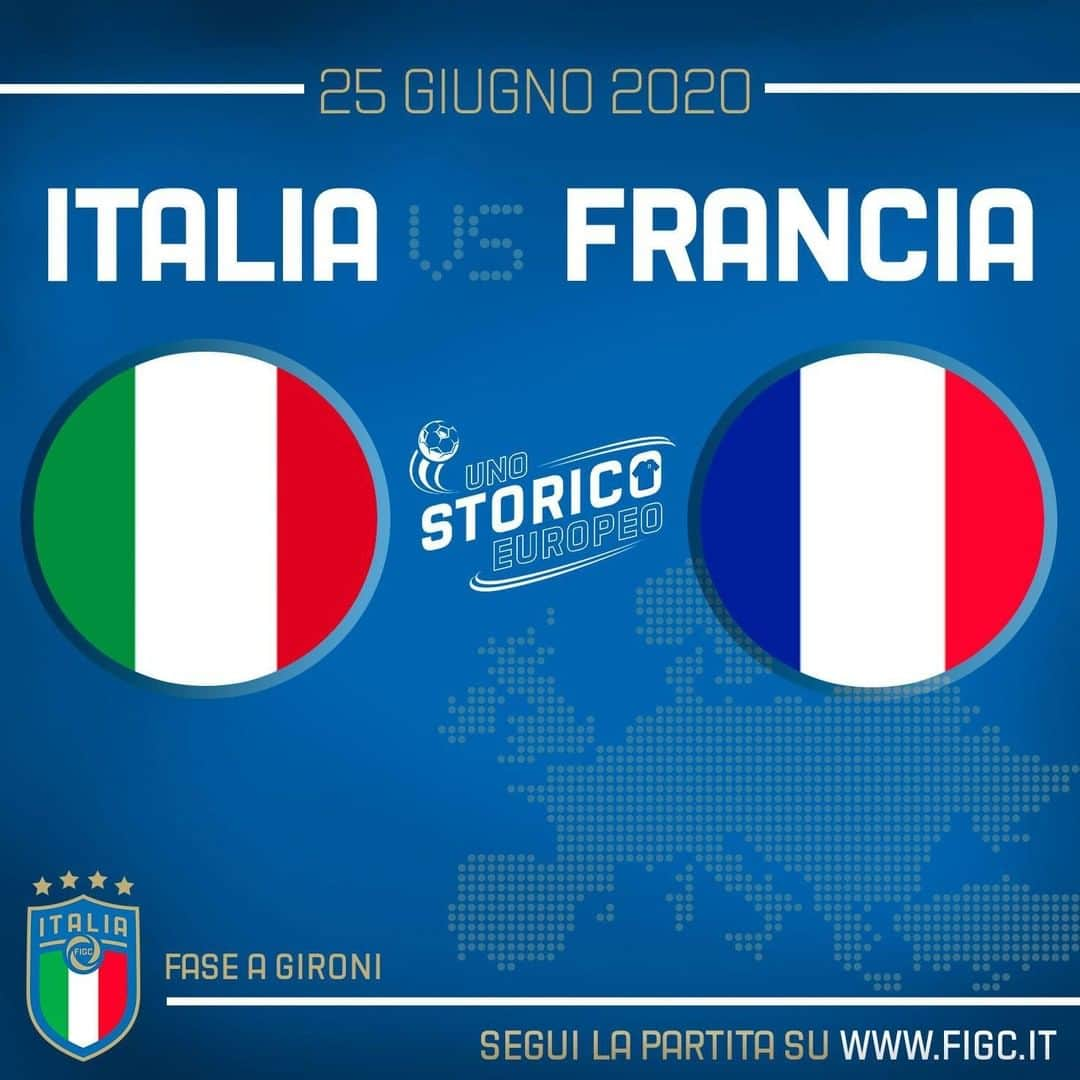 サッカーイタリア代表さんのインスタグラム写真 - (サッカーイタリア代表Instagram)「🇪🇺 #UnoStoricoEuropeo 🏆 ⚽️ Si è disputata #Italia 🇮🇹 vs #Francia 🇫🇷, la terza gara degli #Azzurri nella fase a gironi. 📺 Guarda gli #highlights della partita e scopri i protagonisti della sfida 👉🏻 Link in bio 👆🏻 #VivoAzzurro #ItaFra #ItaliaFrancia #Europeo」6月25日 14時08分 - azzurri