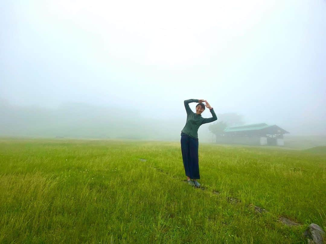 福島和可菜さんのインスタグラム写真 - (福島和可菜Instagram)「今日から、静岡県に来ております🗻  細心の注意を払いながらの移動👍  晴れていたら、後ろにクッキリと富士山が見えるんですが、  じゃーん🤣🤣🤣🤣🤣 #富士山 #見えないけど #ステキな場所 #mountain #in #静岡県 #久々の #山 #love #outdoor #気持ち良い #ホワイト #世界 #霧 #半端ないって #雨 #まだ大丈夫 #今日は #泊まり #生放送 #FM #いるか は #生中継 です #よろしくお願いします #🗻 #❤️ #😍 #✨ #☀️」6月25日 14時11分 - fukushimawakana