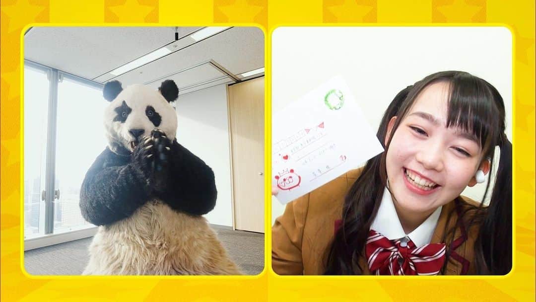星星（セイセイ）さんのインスタグラム写真 - (星星（セイセイ）Instagram)「💓 . #じゅんやくんお手紙ありがとう . きょうの #ベラベラENGLISH は…💯 🌟Brush up 🌟勉強し直す . #星星 #パンダ #panda #pandagram #パンダ好きな人と繋がりたい #ZIP!」6月25日 17時13分 - seisei_panda