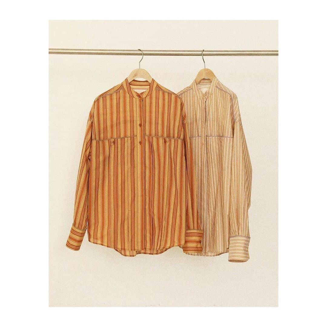 lifes_officialさんのインスタグラム写真 - (lifes_officialInstagram)「06.26(fri) IN STOCK﻿ ﻿ ﻿ ✔︎Organdy Stripe Shirts﻿ orange.pink beige  15.400-﻿ ﻿ ﻿ ﻿ ﻿ #lifes #todayful #fashion #0626発売」6月25日 17時26分 - todayful_
