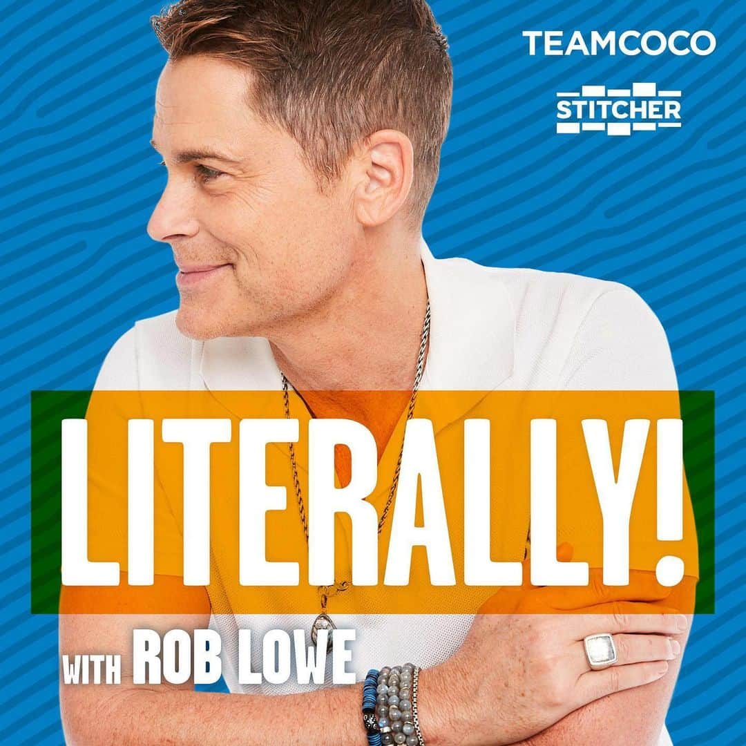 クリス・プラットのインスタグラム：「I’m LITERALLY the first guest on @RobLowe’s podcast. Out today! Listen and subscribe @ link in bio」