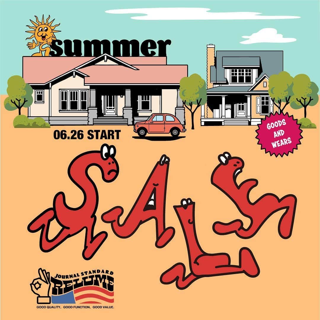 のインスタグラム：「﻿ 《SUMMER SALE information》﻿ ﻿ 日頃よりjournal standard relumeをご愛顧いただき、誠にありがとうございます。﻿ ﻿ 6/26(金)〜﻿ 下記店舗にて春夏商品がお得にお買い求めいただけSUMMER SALEがスタートします！﻿ ﻿ また、BAYCREW’S STOREでは6/26(金)0:00〜SUMMER SALEを開催致します。﻿ ﻿ 今買ってすぐ使えるものや秋口まで使えるものが対象となっています！この機会をぜひご利用下さい。﻿ ﻿ ﻿ 【対象店舗】﻿ ららぽーとTOKYO-BAY店﻿ ららぽーと沼津店﻿ ららぽーと海老名店﻿ ららぽーと立川立飛店﻿ ららぽーと富士見店﻿ 豊洲店﻿ EXPOCITY店﻿ ラゾーナ 川崎店﻿ 湘南テラスモール店﻿ GRANDTREE 武蔵小杉店﻿ 錦糸町パルコ店﻿ みなとみらい店﻿ 名古屋ラシック店﻿ 表参道店﻿ 自由が丘店﻿ ﻿ ﻿ #fashion #20ss﻿ #journalstandardrelume﻿ #baycrews #relume #summersale﻿ #レリューム #レリュームコーデ﻿ #ファッション #ベイクルーズ﻿ #サマーセール」